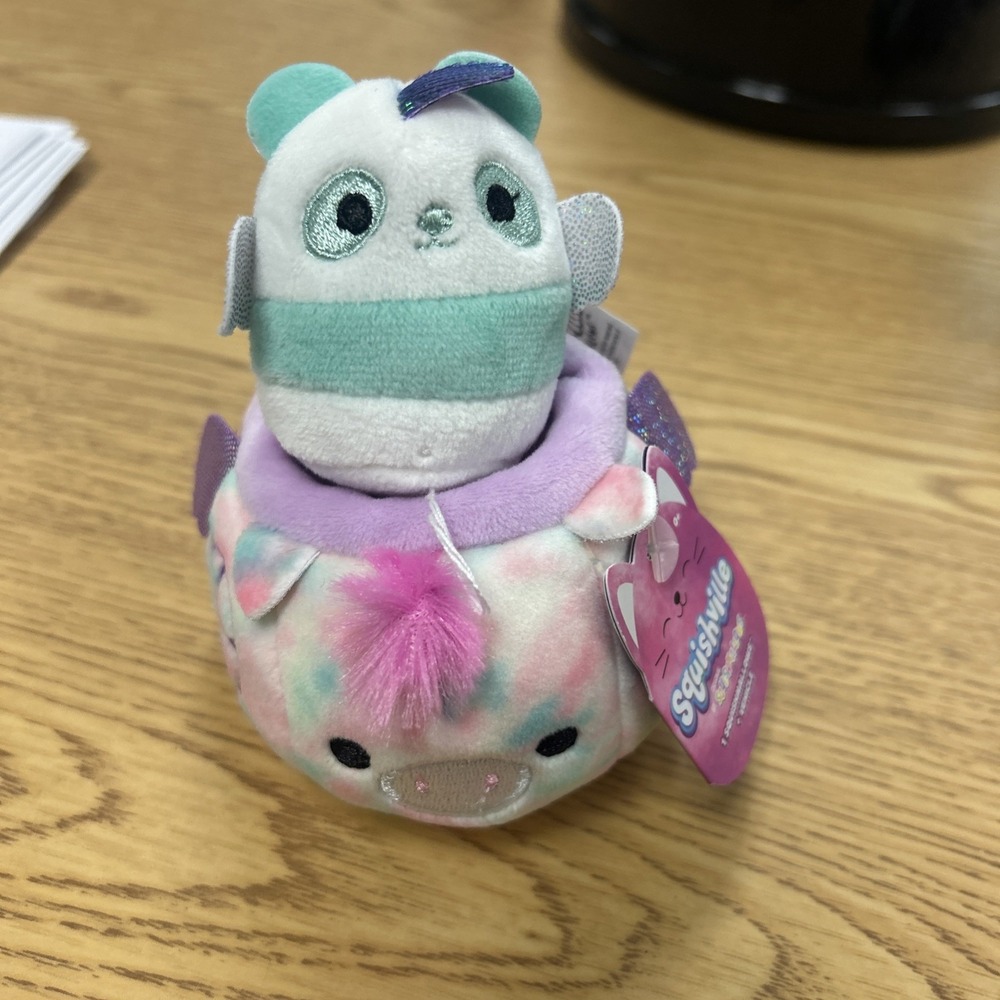 Squishville Mini Squishmallows with Vehicle Felicia Pandacorn NWT